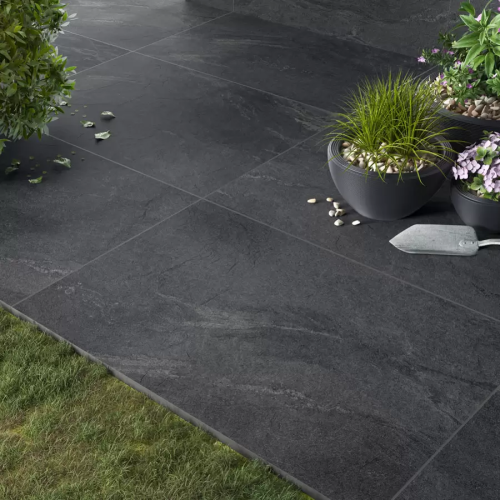 22m2 - 40 Slabs - Anthracite Grey Outdoor Porcelain Paving - 20mm - 600x900mm - PALLET - Preview