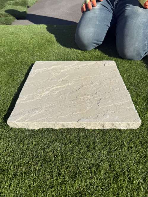 Fossil Mint Sandstone Pier caps - Preview