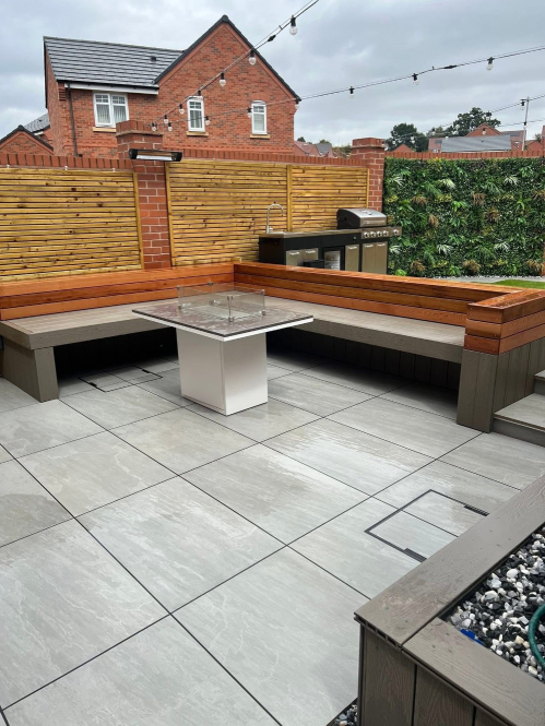 22m2 - 40 Slabs - Kandla Grey Outdoor Porcelain Paving - 20mm - 600x900mm - Pallet - Preview