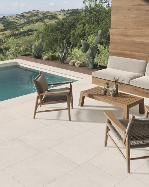 22.5m2 - 40 Slabs - Country Crema Outdoor Porcelain Paving - 20mm - 600x900mm - Pallet