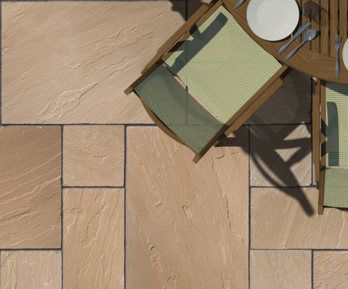 Raj Green 4 size patio pack - random pattern