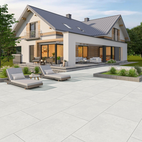 Santorini Porcelain Paving Slabs in 600x900mm