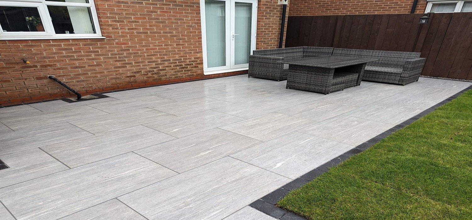 porcelain paving