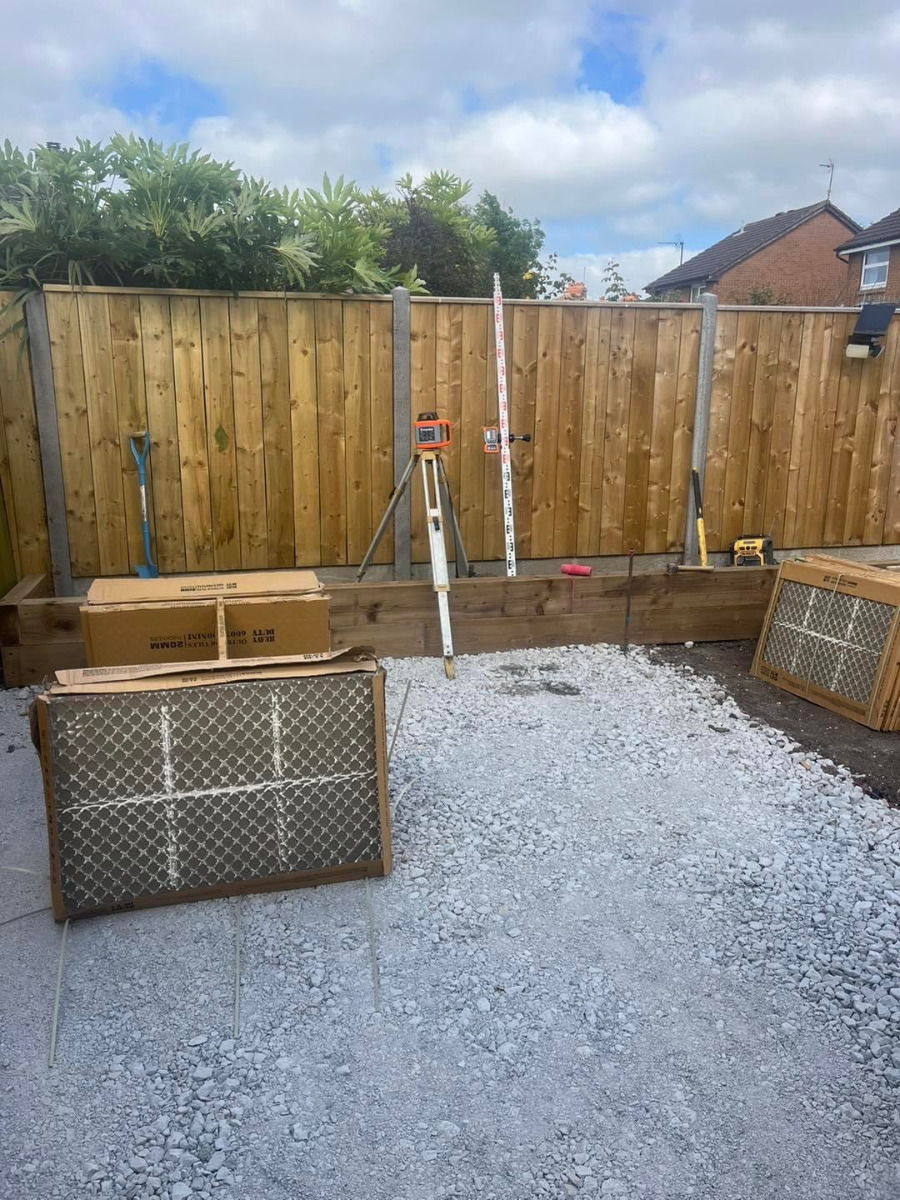 sub base installation stage